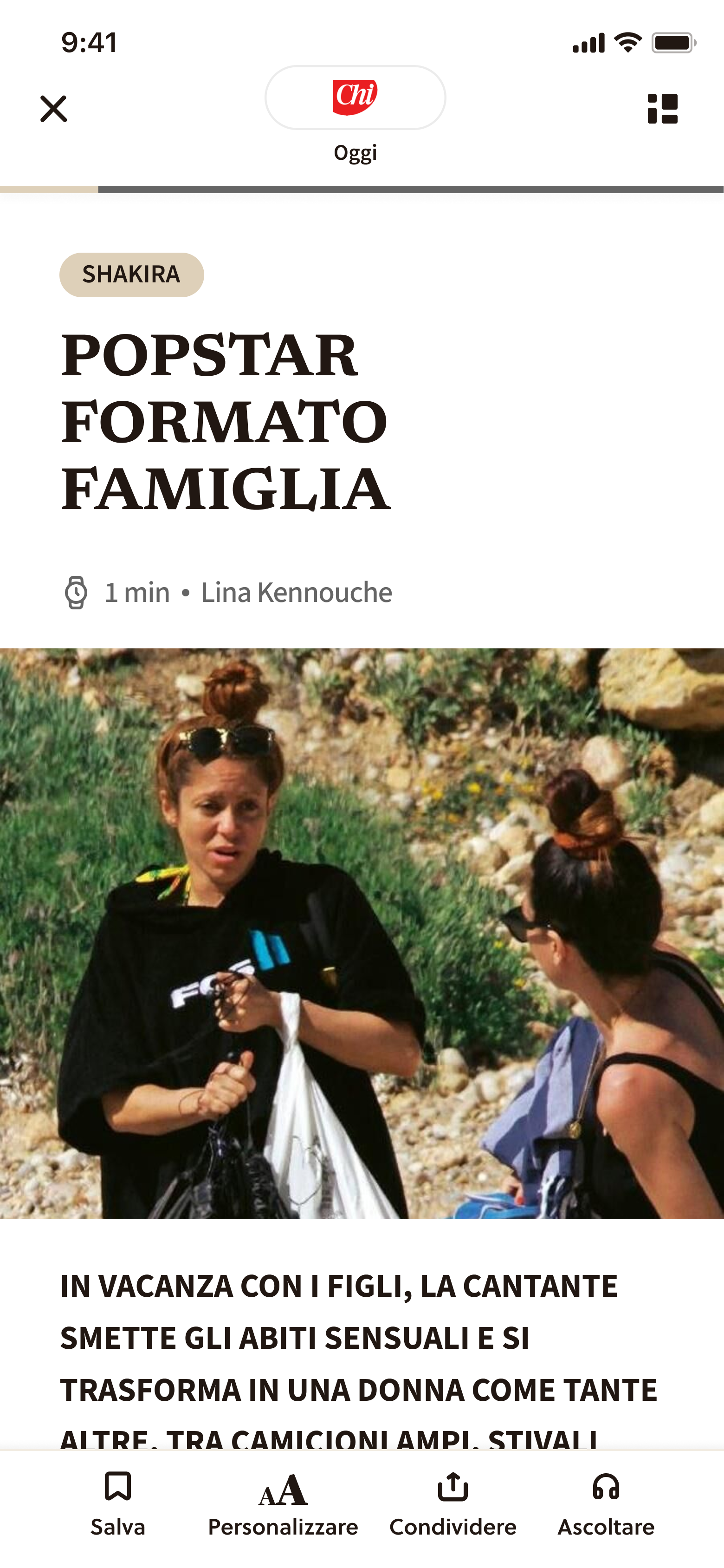 iphone screen of article Cafeyn
